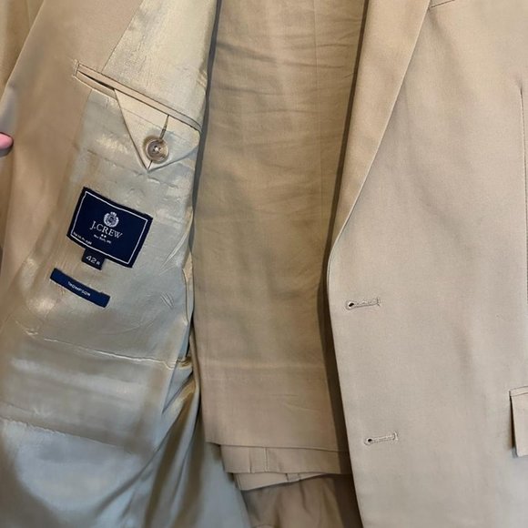J.CREW TAN SUIT - Picture 2 of 2